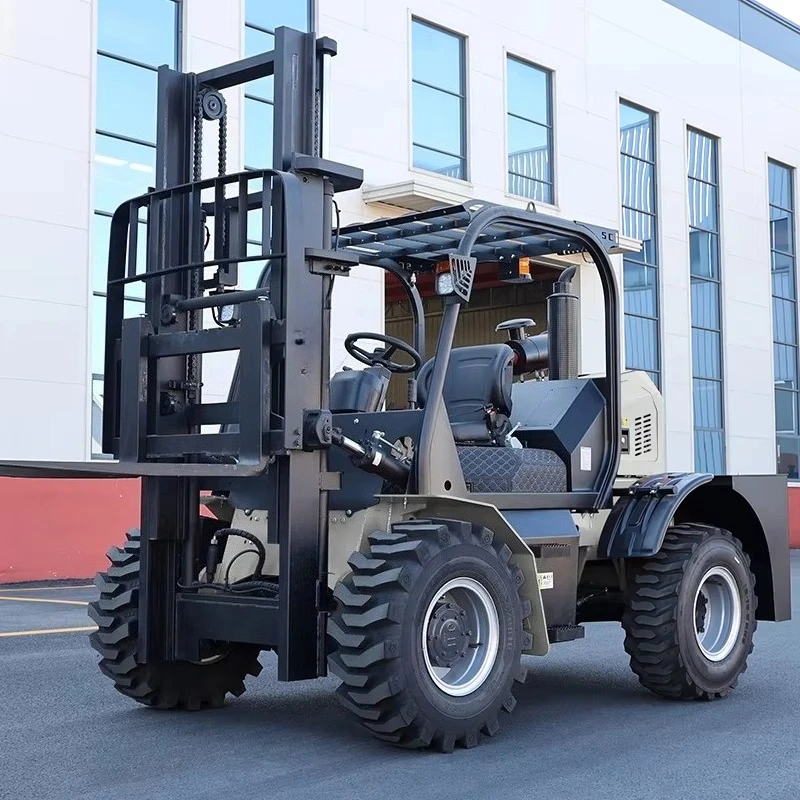 Фото Вилочный погрузчик Powston (б/у) 1.5Т 3Т, телескопический, внедорожный, 4WD, высота подъема 4М, двигатель Yunnei, стандарт Евро-4 №4