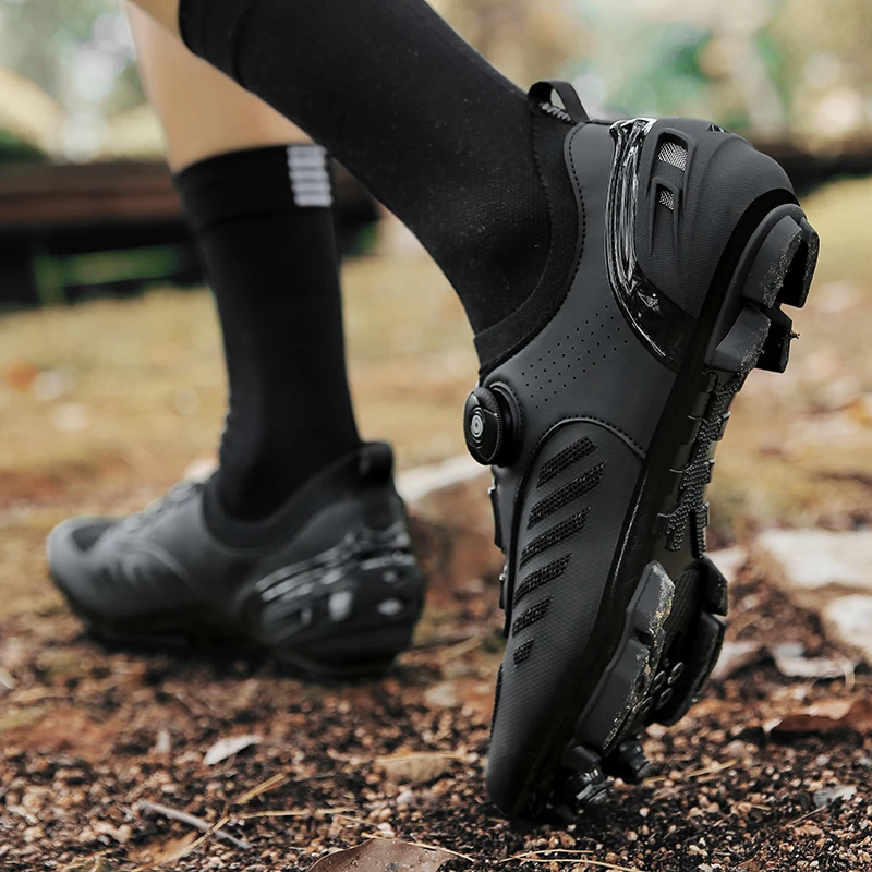 MTB cycling shoes Sneaker blue Professional Bike Breathable Bicycle Racing Self-Locking Shoes Road cycling shoes Speed Sneakers