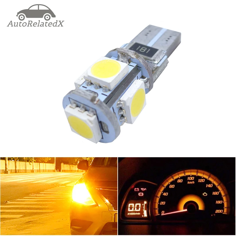 

1x T10 W5w Led Front Side Maker Light Parking Light Bulb For Opel Astra H J G Corsa Zafira Insignia Vectra B C D