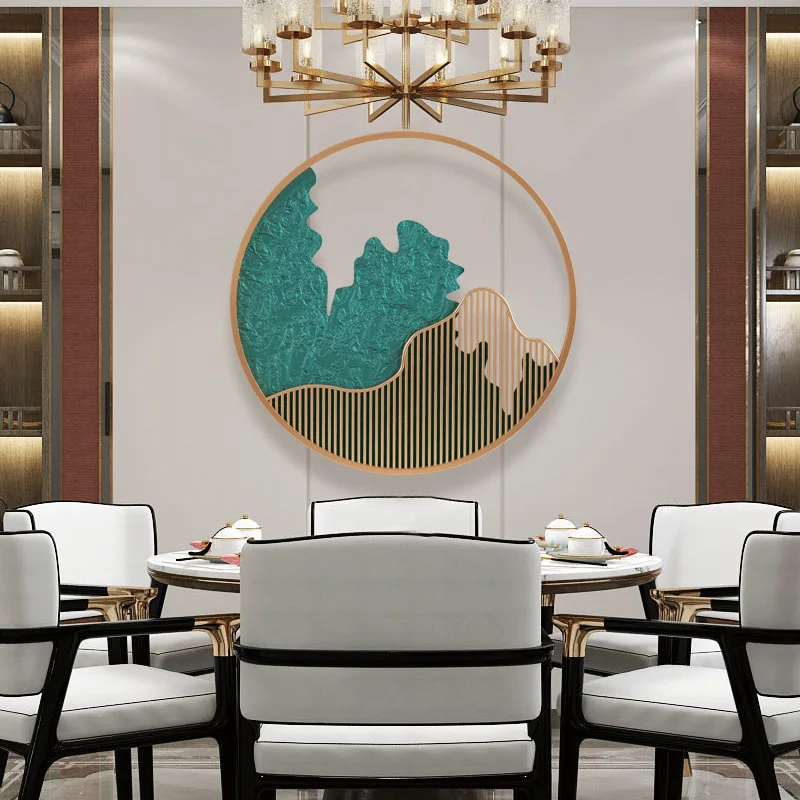 Металлические настенные подвески прикроватная трехмерная кованая железная