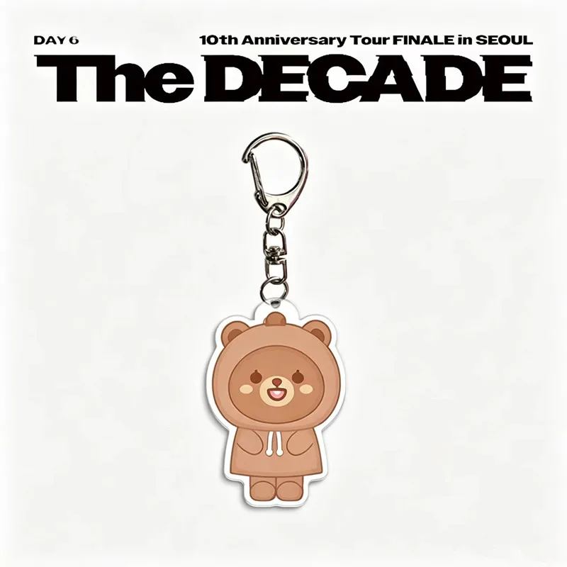 Акриловый брелок-подвеска для рюкзака с персонажами группы Idol Boy DAY6 (Дэй6): Джей, Сонджин, Инён, Квон, Пилдо, Вун. Подарки для фанатов. (art.: 3920dc0a7dbb2) - 3920dc0a7dbb2