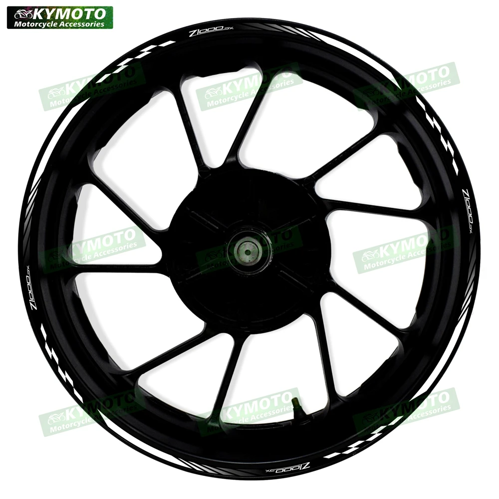 

Наклейки для мотоцикла KAWASAKI Z1000SX, 17 дюймов, переводная наклейка на переднюю и заднюю крышки с защитой от царапин, модифицированные Водонепроницаемые Светоотражающие Диски #1