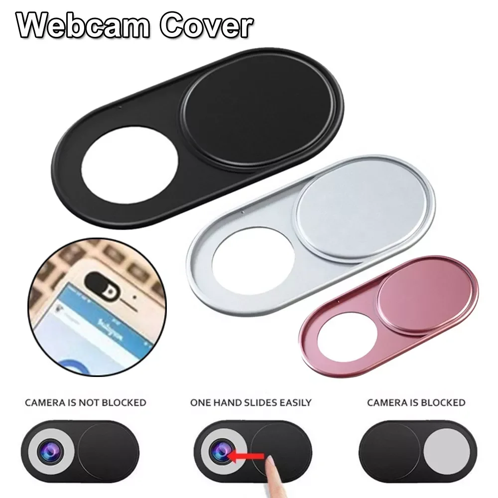 

1PC Ultra Thin Metal Webcam Cover For Laptop Tablet Phone Camera Slider Shutter Stickers Universal Privacy Protect Accessory