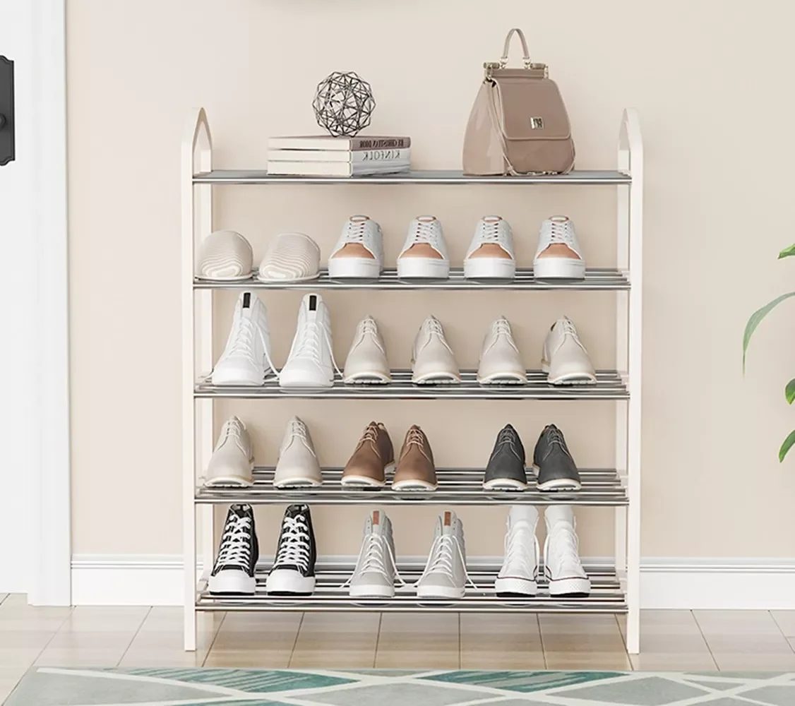 

Стойка для обуви NEW2023 простая, бытовой экономичный шкаф для хранения, многоуровневый пыленепроницаемый шкаф для обуви в общежитии