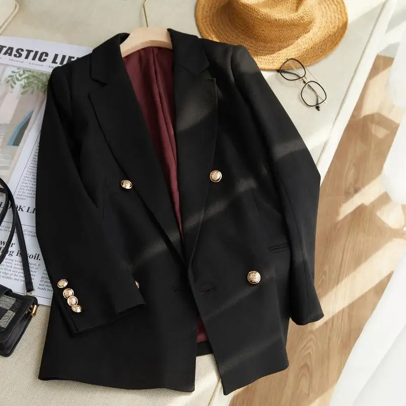 Andy SIDEY Quali готовая к ношению одежда с флисом двубортный свободный утягивающий