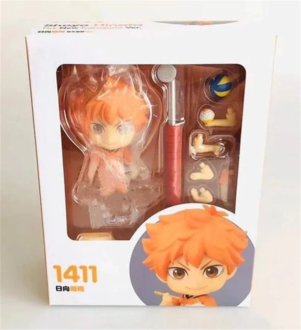 Haikyuu!! Figurine Volleyball Athlete TO THE TOP Shoyo Hinata 1411 Q Face PVC Action Figure Collection Model Kids Toys Doll Gift images - 6