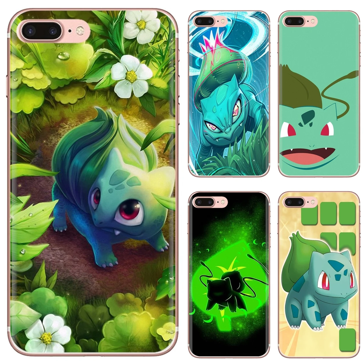 

Pokemons Go Bulbasaur Squirtle For iPhone 10 11 12 13 Mini Pro 4S 5S SE 5C 6 6S 7 8 X XR XS Plus Max 2020 TPU Transparent Case