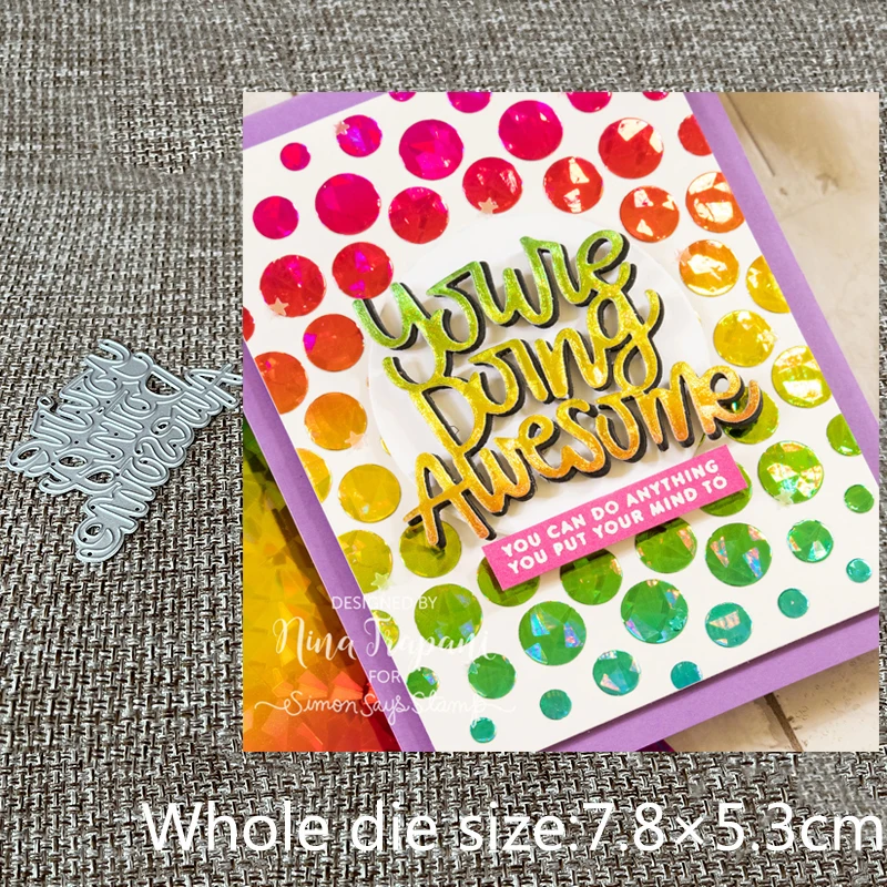 

Металлический трафарет XLDesign Craft, пресс-формы, вы делаете превосходные высечки для скрапбукинга, альбома, бумаги, тиснения