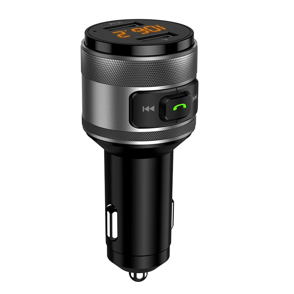 

Mini Car Bluetooth Mp3 Car Fm Transmitter Fast Charger Qc3.0 Charger U Disk Player Hands-Free
