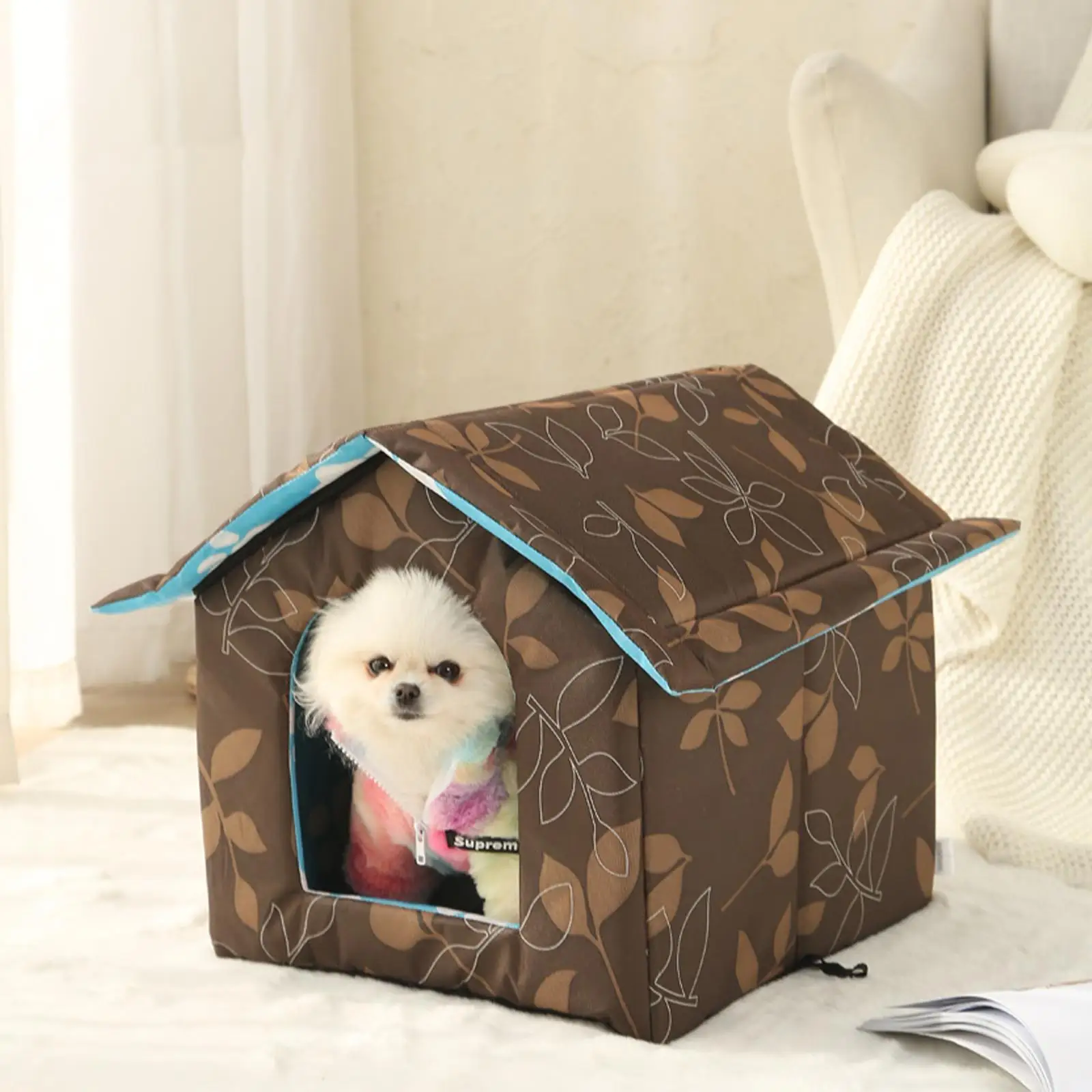 

Waterproof Outdoor S House Keep Warm Pet Cave Beds Nest Funny Foldable And Washable For Kitten Puppy Pets Supplies I1i8
