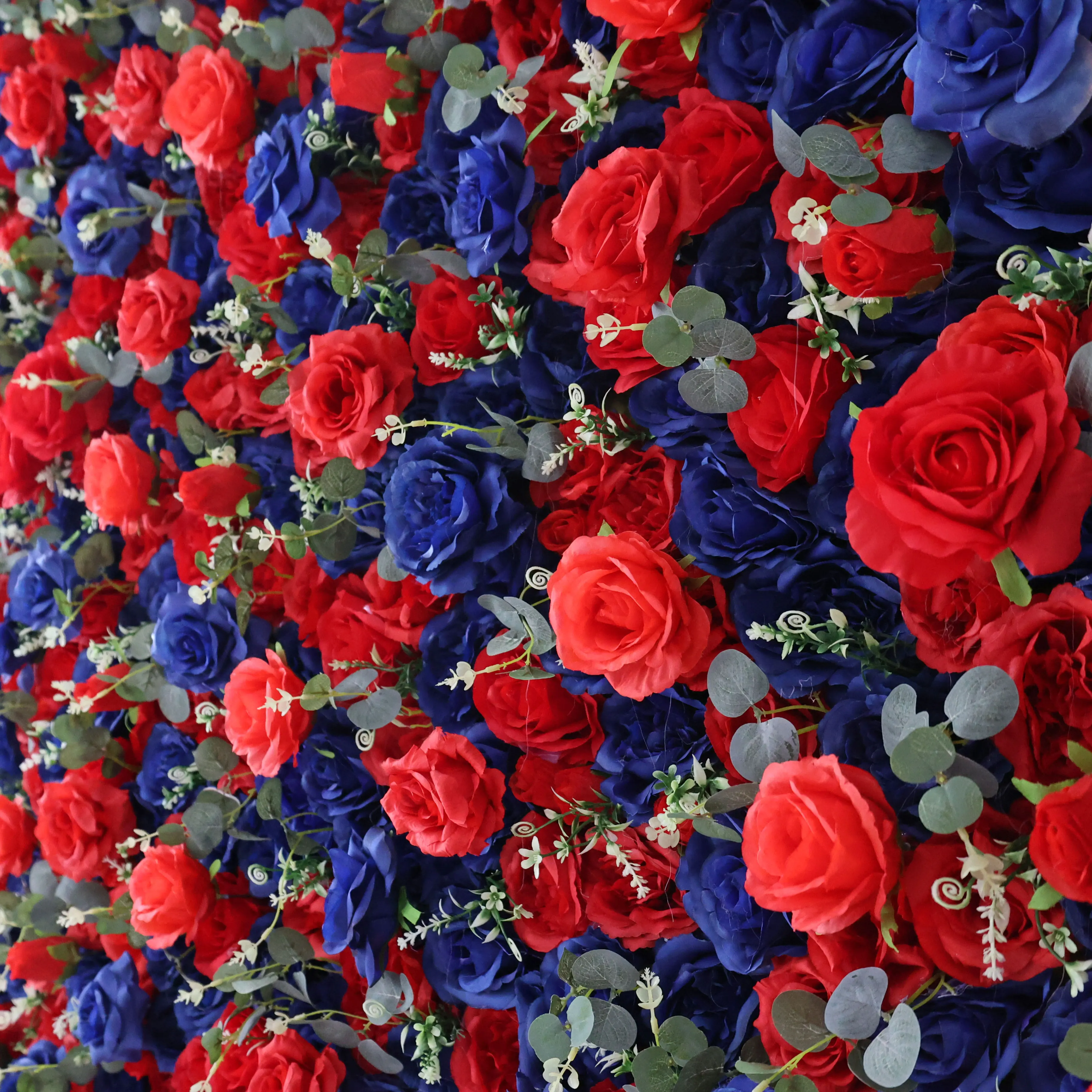 3D 5D рулонная ткань YuLiFlower на заказ цветок стену роза свадебное украшение