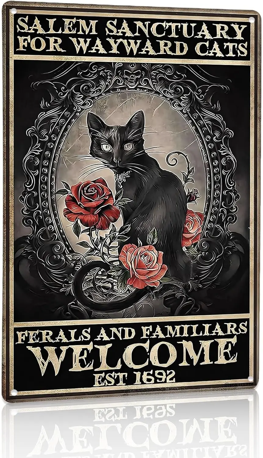 Металлическая вывеска Salem Sanctuary For Wayward