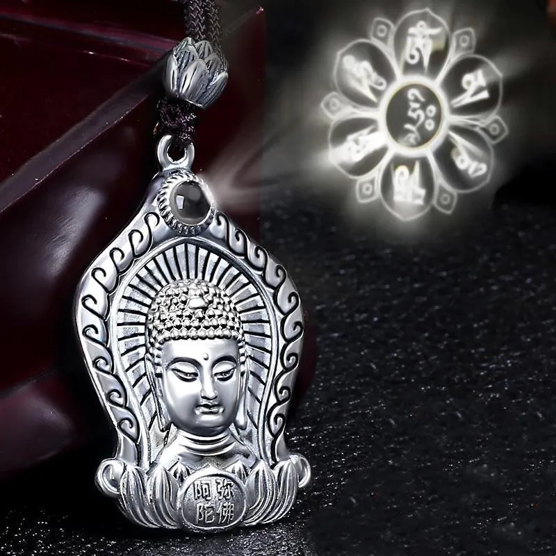 Ожерелье ручной работы подвеска в виде Будды ожерелье с проекцией Бога восемь