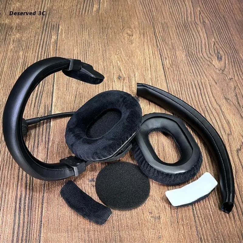 

R9CB Qualified Repair Sponge Earmuffs Head Beam Compatible with Beryerdynamic DT280 Headphone Isolate Noise Cover Headband
