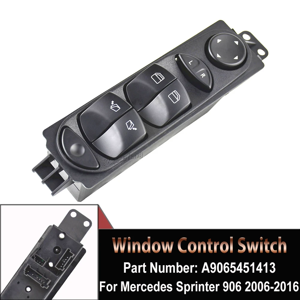

Переключатель стеклоподъемника, Главная кнопка переключателя стеклоподъемника для Mercedes-Benz Sprinter 2500 3500 A9065451413 A9065450413 автозапчасти