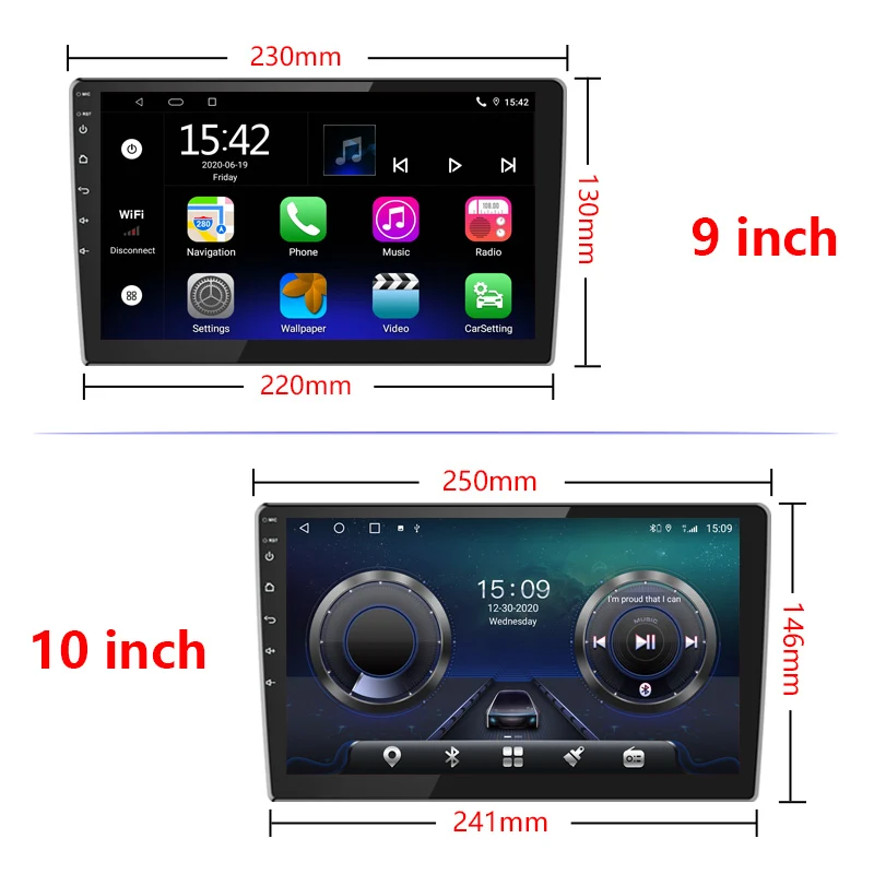 srnubi 2 din android 11 car radio multimedia video player navigation gps 9 10 inch stereo head unit for nissan kia honda toyota free global shipping