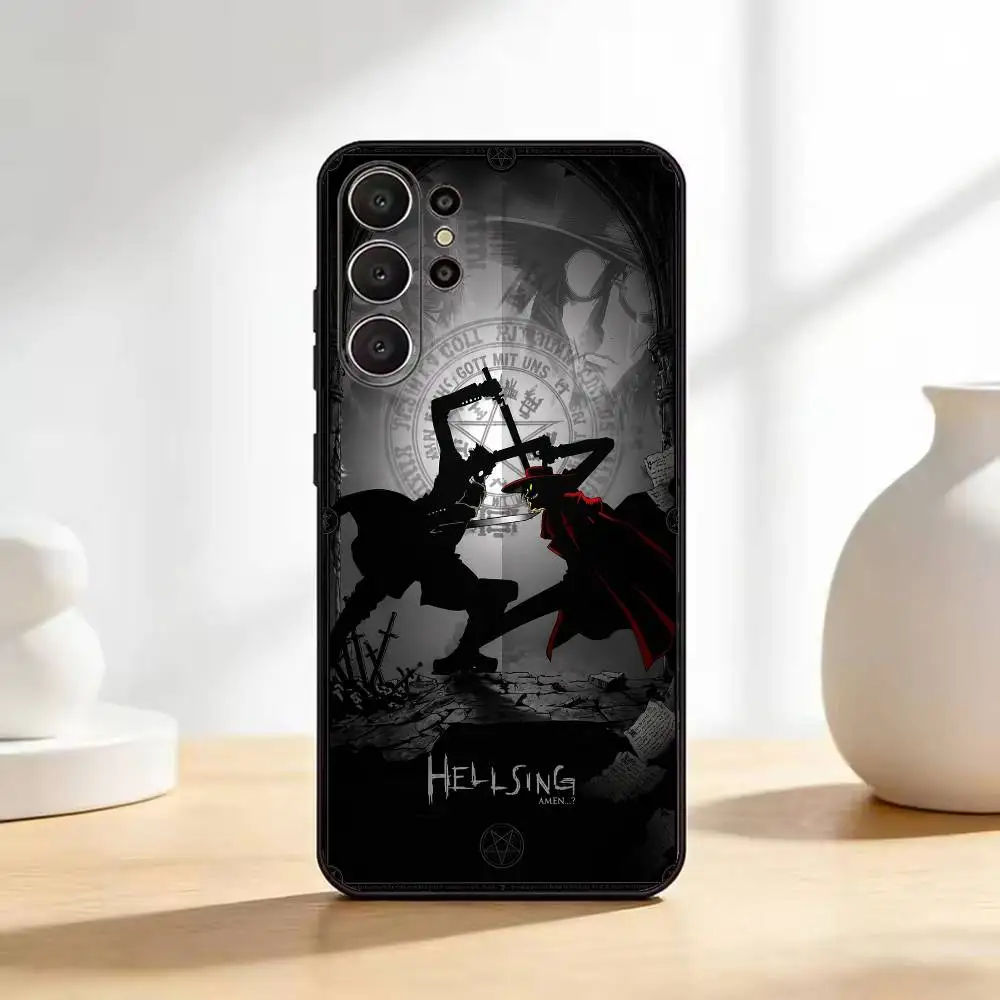Черный мягкий силиконовый чехол для телефона Dark Fantasy Hellsing для Samsung Ultra S26, S24, S21, S22, S23, S30, Plus, Lite (art.: 3920db968fee7) - 3920db968fee7