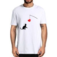 high quality 100 cotton cat toy shirt valentines day gifts foe her him mens novelty t shirt women casual streetwear soft tee