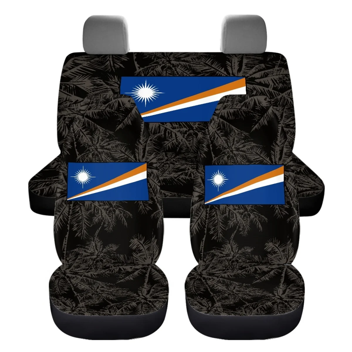 Комплект чехлов на автомобильное сиденье Полинезия Тропическое дерево женские