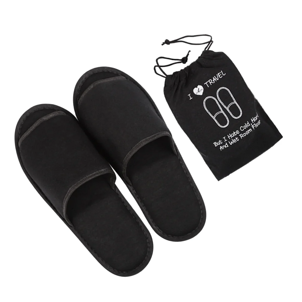 

Slippers Travel Hotel Slipper Toe Open Soft Cotton Setanti Folding Sparoll Foldable Guest Portable Indoor
