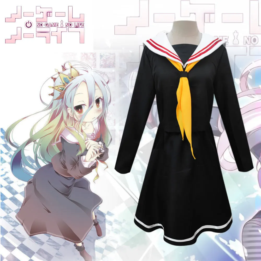 

NO GAME NO LIFE Cosplay Shiro JK Anime Costume