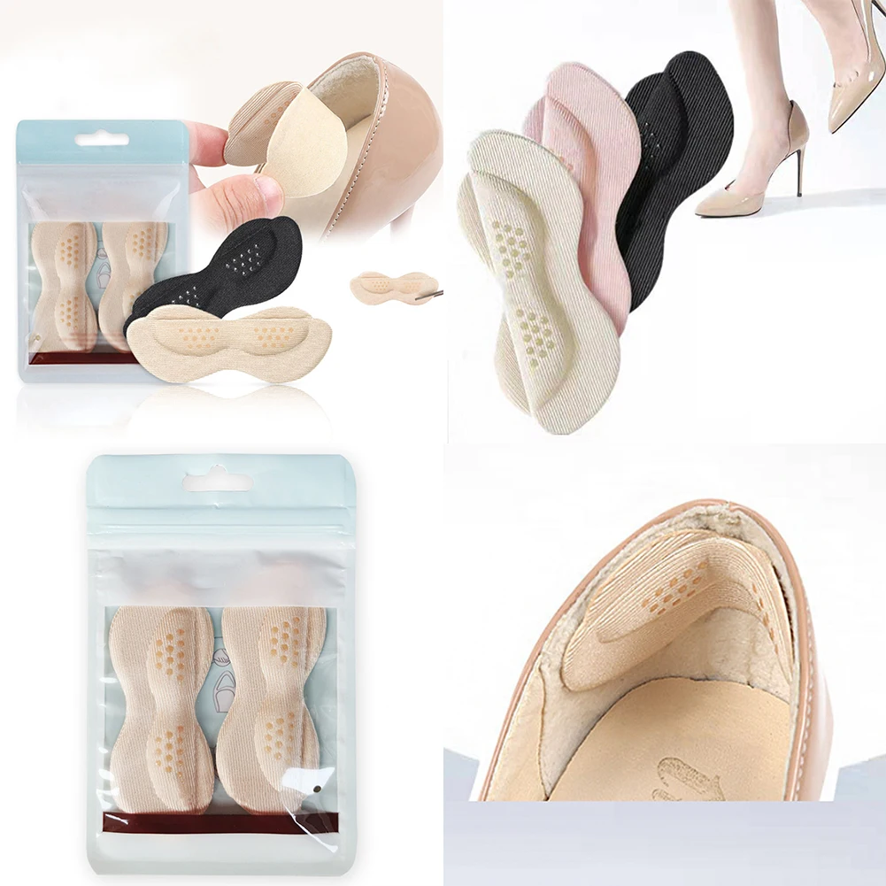 

1 Pair Heel Insoles Pain Relief Cushion Anti-wear Adhesive Feet Care Pads Heel Sticker 6 Color