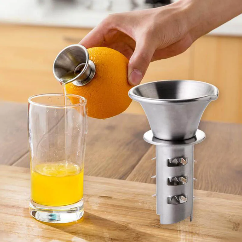 

Juice Lemon Squeezer Manual Stainless Steel Fruit Juicer Household Kitchen Lemon Orange Maker Portable Press Tool