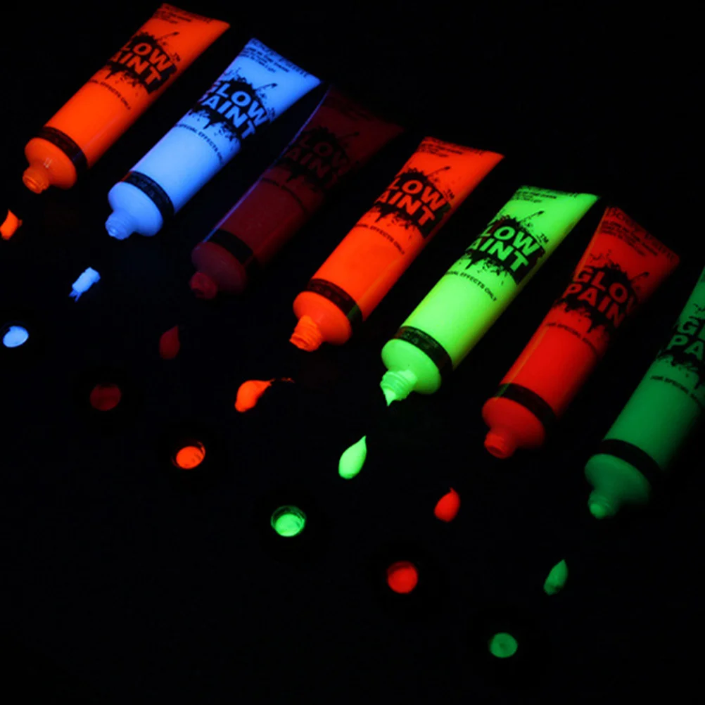 

8 pcs Fluorescent Face Makeup Body Glow in the Dark for Masquerade
