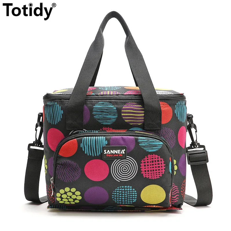 

2023 New Thermal Cooler Bag WIth Shoulder Strap Thicker Picnic Cold Drink Food Bags Oxford Picnic Insulated Bag Sac Lunch Box