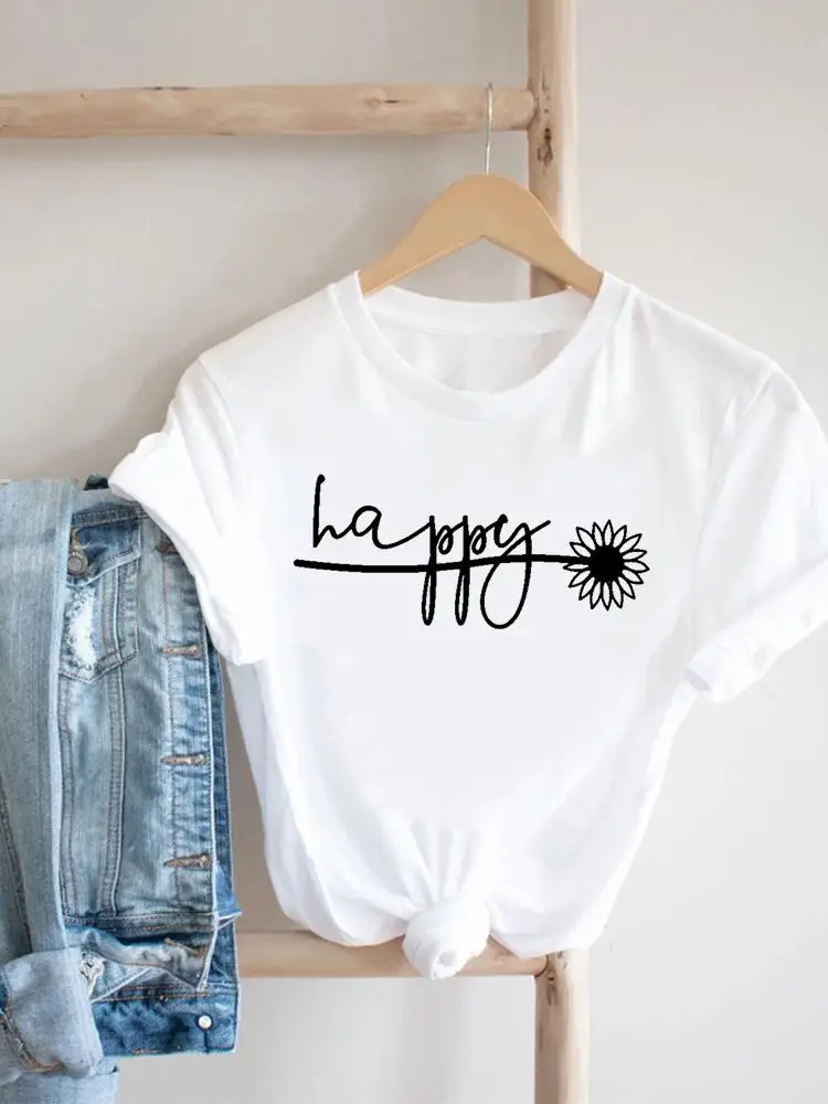 

Футболка женская летняя с коротким рукавом и графическим принтом, в стиле 90-х