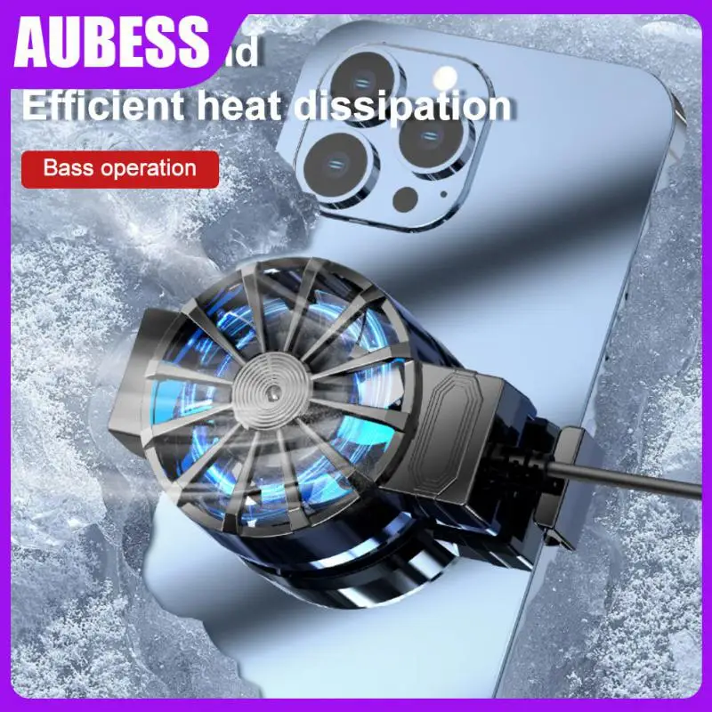 

Universal Game Cooler Turbo Hurricane Cell Phone Cool Heat Sink Rechargeable Battery For Pubg Gaming Cooling Fans Portable