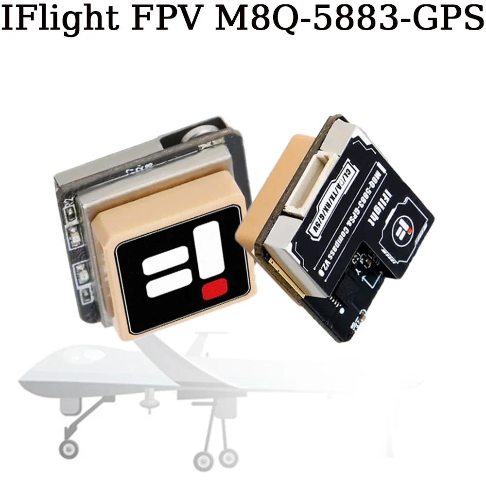 

IFlight FPV M8Q-5883-GPS V2.0 Integrate Compass Module QMC5883L Built-in TCXO Crystal And Farad Capacitor for FPV Drone