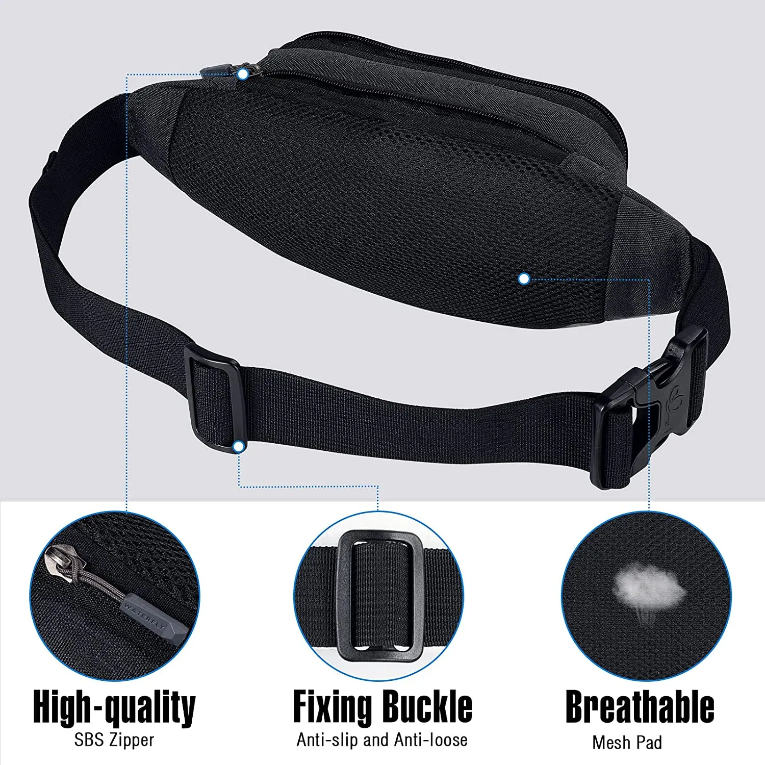 Runners Small Waist Bag, Waist Bag, Running Waist Bag Phanny Waist Bag, Sport Slim Fashion For Jogging Hiking Women Men