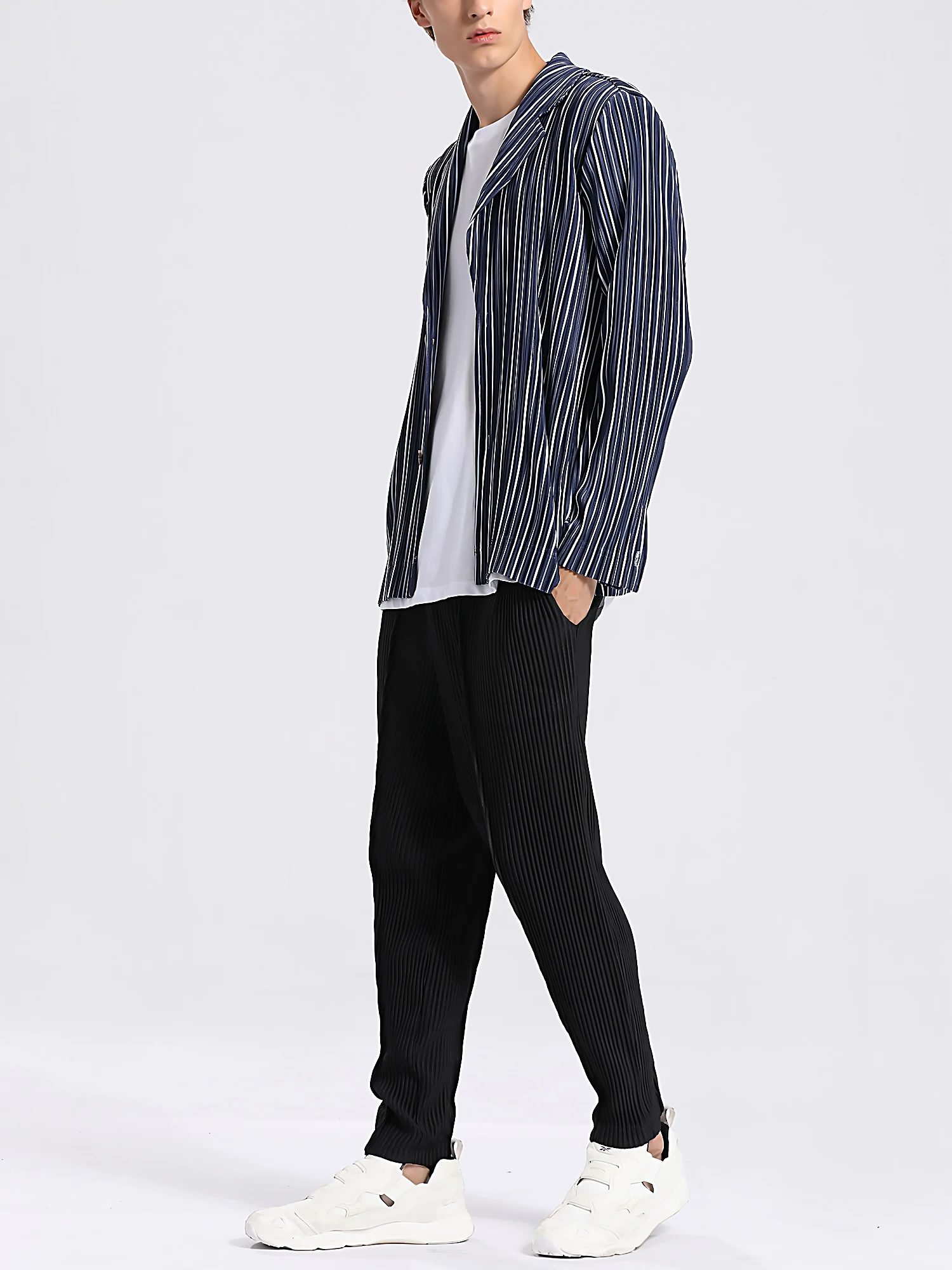 Пиджак MI TEMPIO стильные оригинальные мужские облегающие костюмы зимние