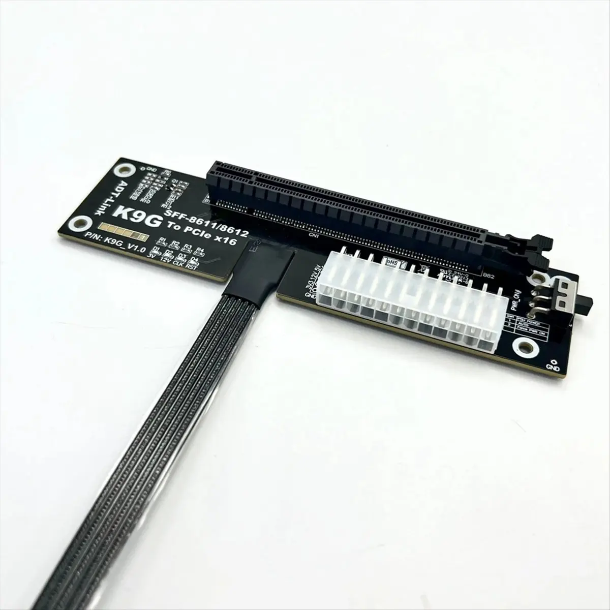 Фото Док-станция OCuLink GPU PCIe 5,0 X4, 128 Гбит/с, ноутбуки для внешней видеокарты SFF-8611 8612 для PCI-E X16 A №5