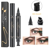 lzdlkdr two in one seal eyeliner liquid pen quick drying non dizzy dyeing waterproof double head eyeliner makeup tool