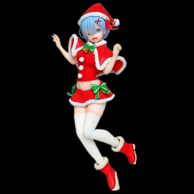 

22CM Re:Life In A Different World From Zero Anime Christmas Rem Action Figure Adult Children Toys Japan Manga Kids Cartoon Gift