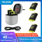 Зарядное устройство TELESIN для экшн-камеры, 1750 мАч, 3 слота