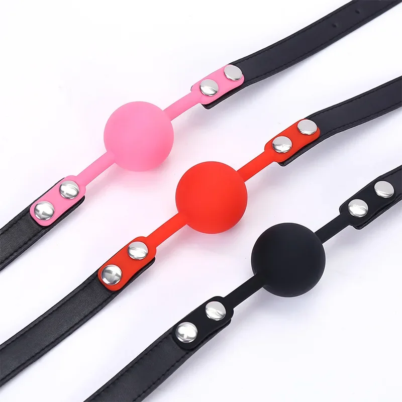 Силиконовый кляп SM Твердый Рот шар альтернатива бондаж флирт слюна набор шариков