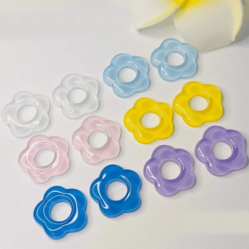 

Half Hole Flower Beads Pendants Small Flower Crafting for DIY Necklace Bracelet Supplies Earrings Jewelry Making Accessories