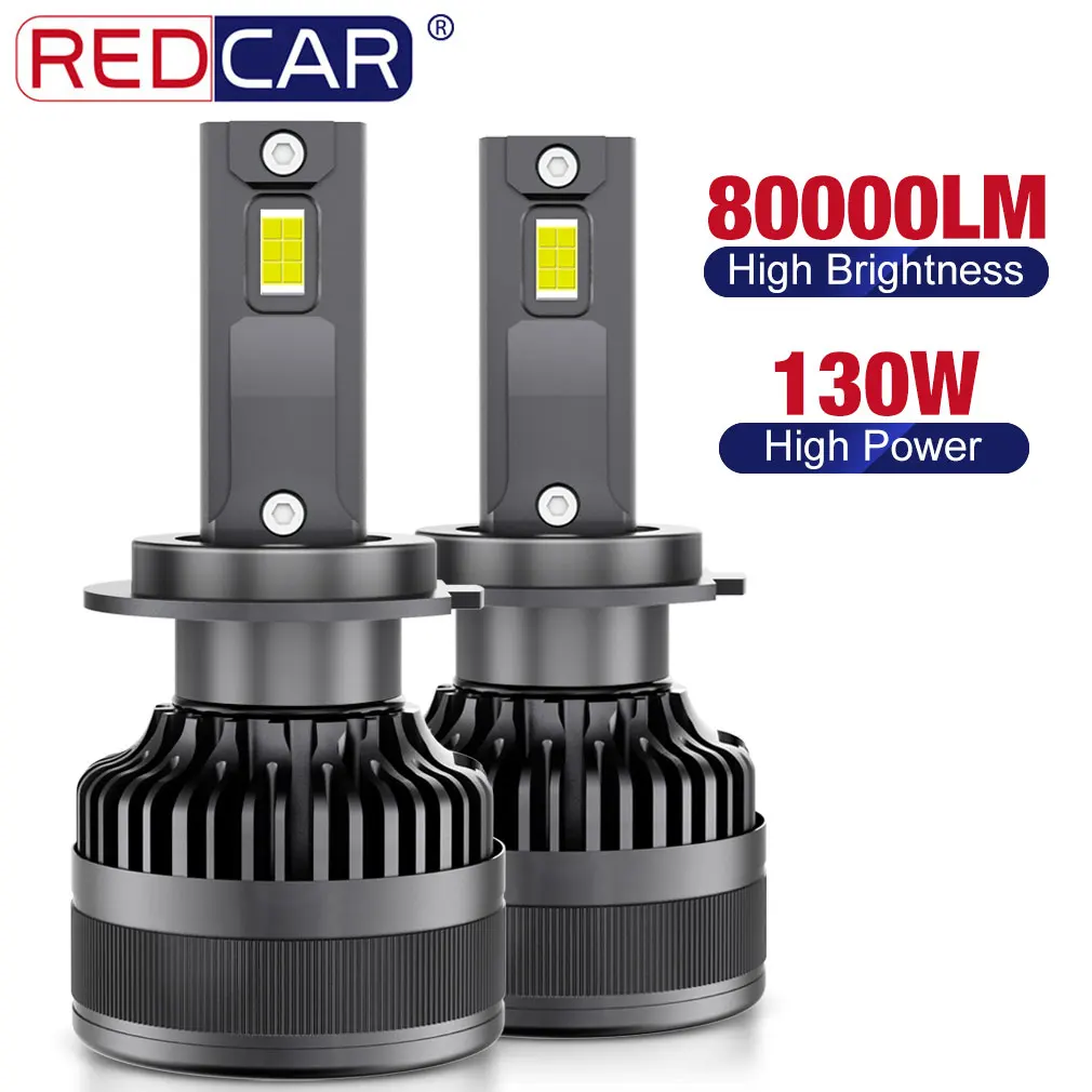

H7 Car Headlight Bulbs LED 80000LM 130W H4 H1 H8 H9 H11 9005 9006 HB2 HB3 HB4 9012 Hir2 Canbus LED Headlights Bulb Auto Fog Lamp