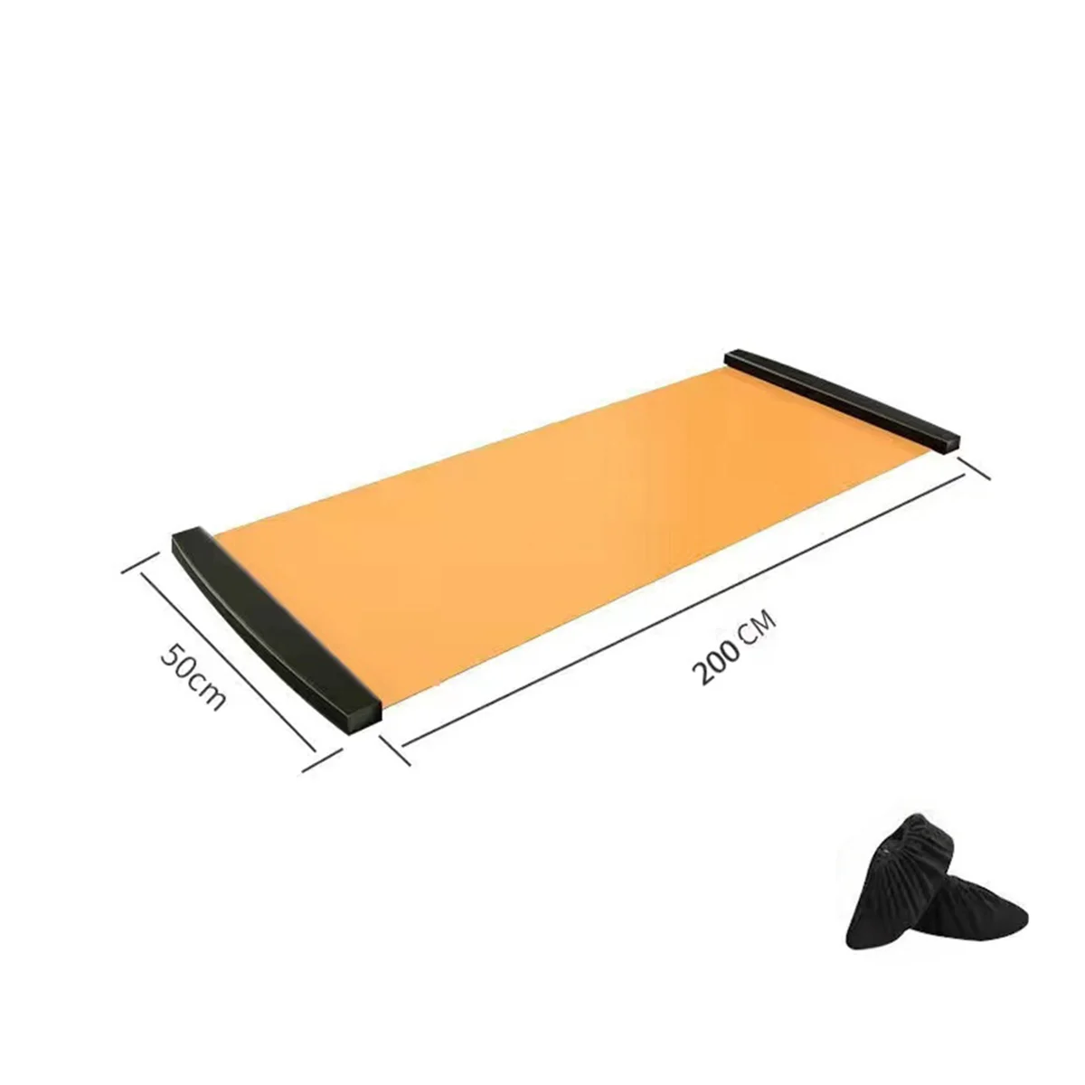 Раздвижной коврик для йоги спортивный фитнес скользящая пластина основные