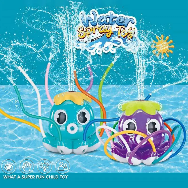 

Water Toys Sprinkler Sprinkler Toys Octopus Water Toys Cute Octopus Water Toy Sprinkler Summer Toys For Children Toddlers