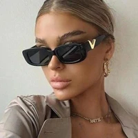 2022 vintage travel small rectangle sunglasses men women luxury brand designer fashion sun glasses female gafas de sol mujer