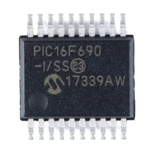 

Free Shipping 10pcs/Lot PIC16F690-I/SS 16F690-I/SS PIC16F690 16F690 SSOP20
