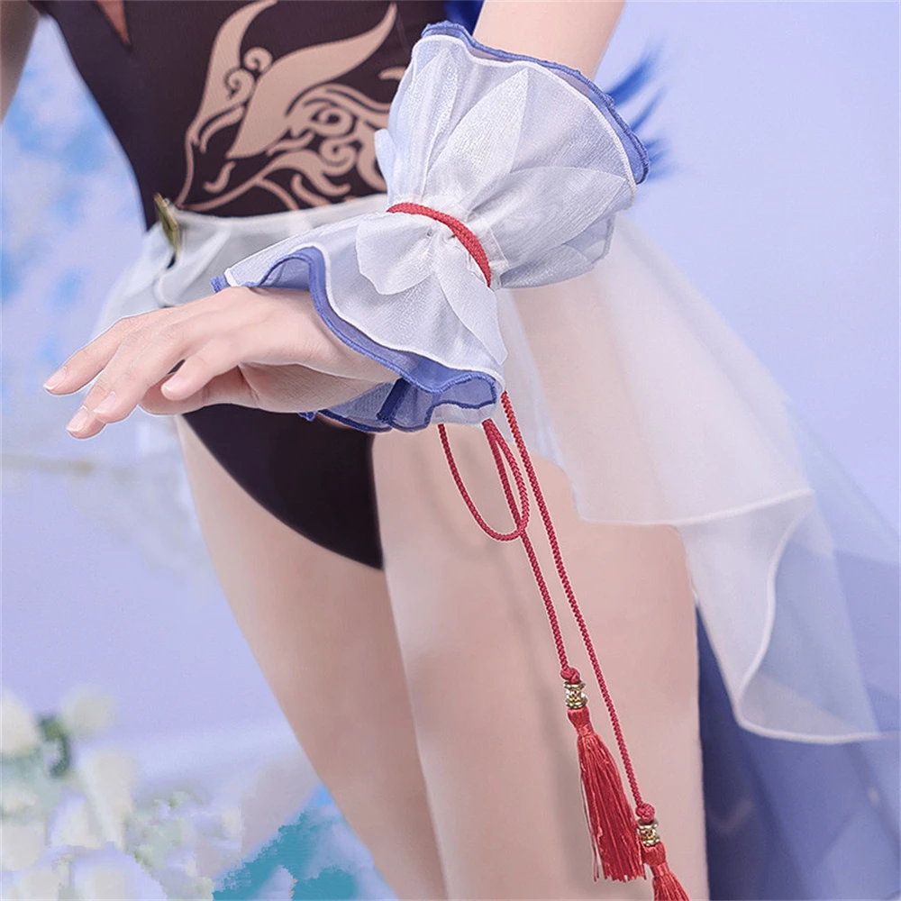 Предпродажа костюм AGCOS Genshin Impact Five Kasen Xingqiu женский для косплея