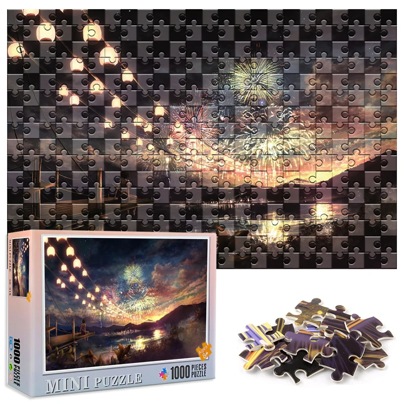 

Пазлы бумажные для взрослых и детей, 1000 шт.