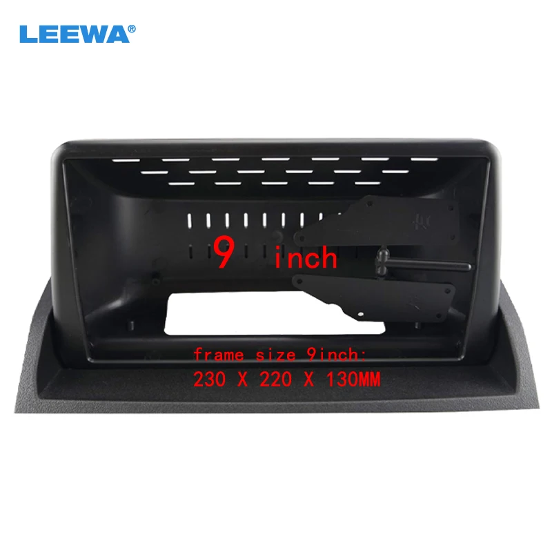 LEEWA Автомобильная 2Din аудиолицевая панель лицевая рамка для Mazda 6 9 дюймов