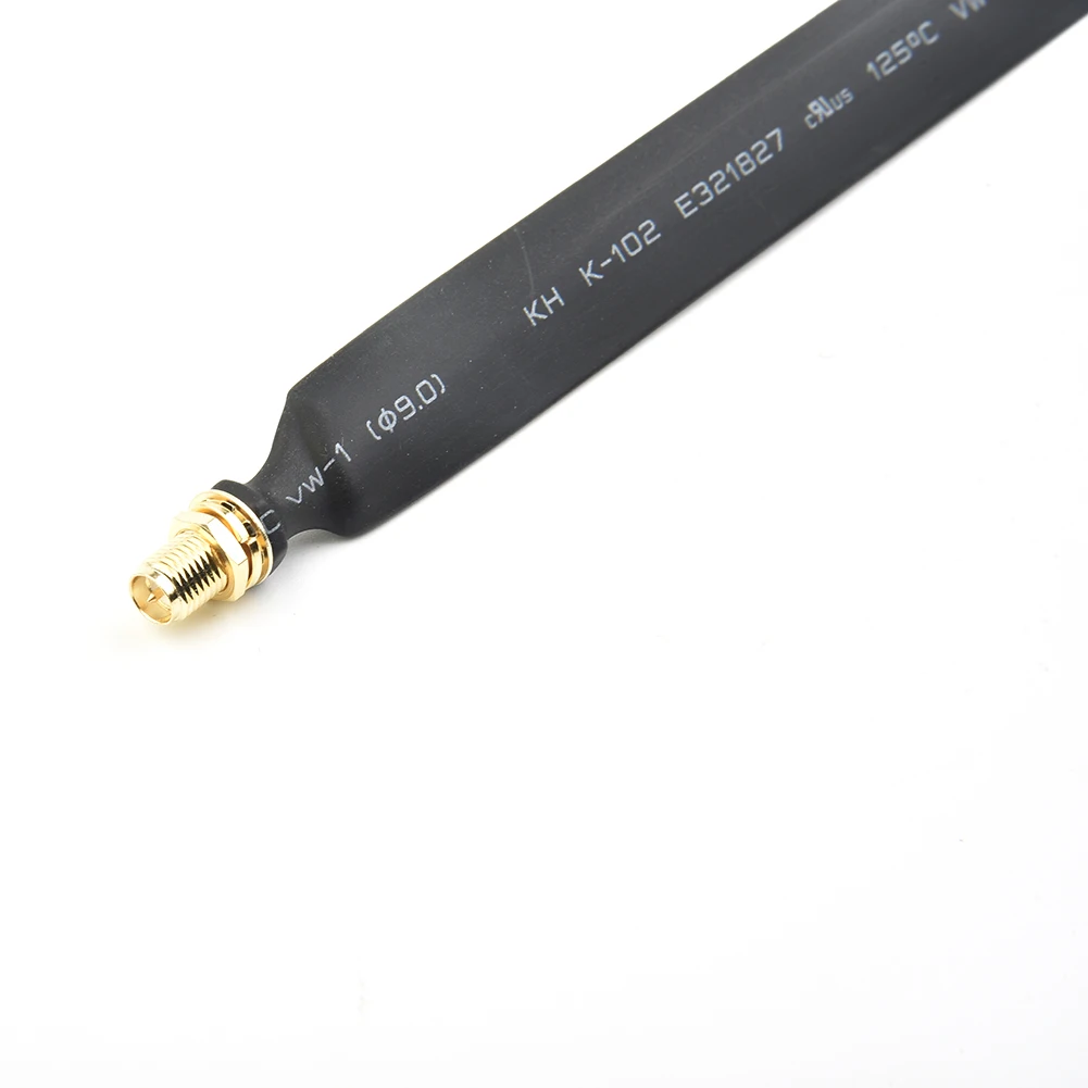 

RP-SMA Male To RP-SMA Female 1-Pack Flat Coaxial Extension Pigtail 25cm For 802.11ac, 802.11n, 802.11g And 802.11b WiFi Standard