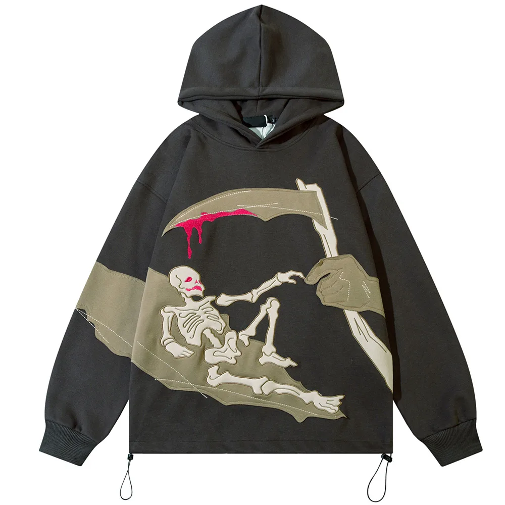 Skeleton hoodie rust фото 73